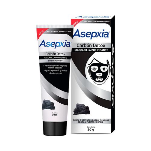 Mascarilla Facial Peel Off Carbón Detox 30gr
