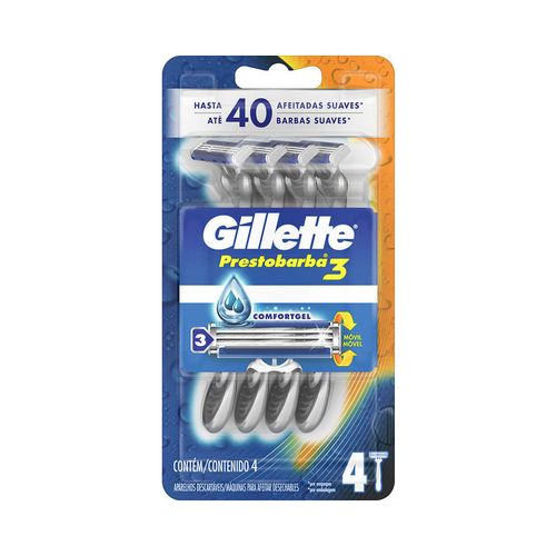 Máquinas Para Afeitar Confort Gel Desechables 4u
