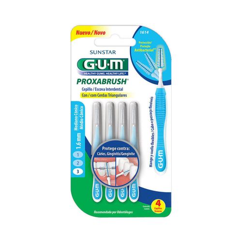 Cepillo Interdental Proxabrush 1.6 Mm 4u