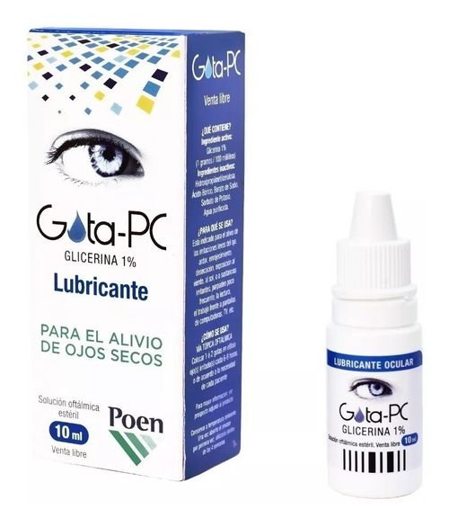 Lubricante Ocular Azul Sequedad Gota PC 10ml