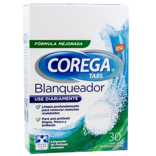 Tabletas Limpiadoras De Prótesis Combine Whitening 30u