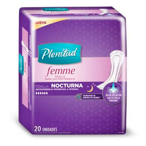 Poise Toallas Nocturnas Con Alas 20u