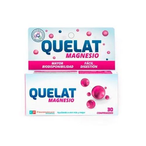 Suplemento Quelat Magnesio 30 Comprimidos