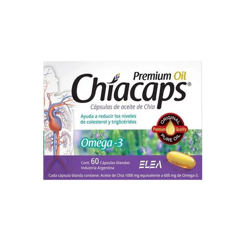 Aceite De Chia Omega 3 Premiun Oil 60 Cápsulas