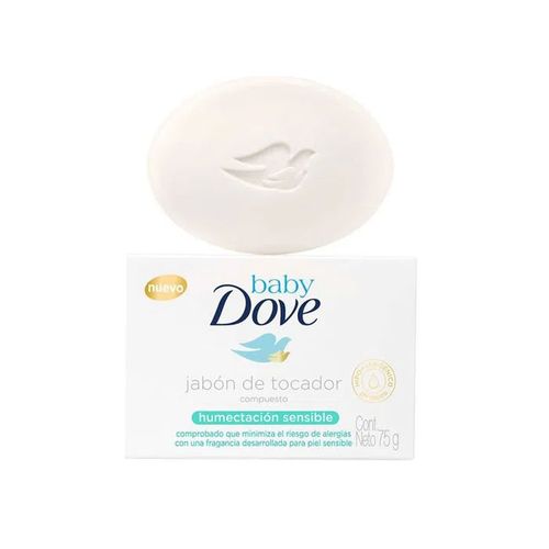Jabón En Barra Baby Humectación Sensible Dove 75gr