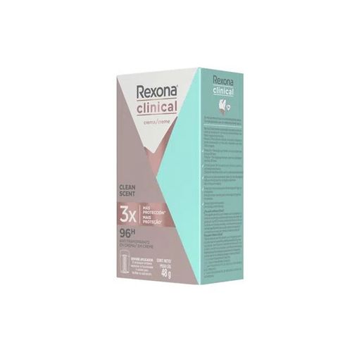 Desodorante Antitranspirante Rexona Clinical Clean Fresh En Barra 48gr