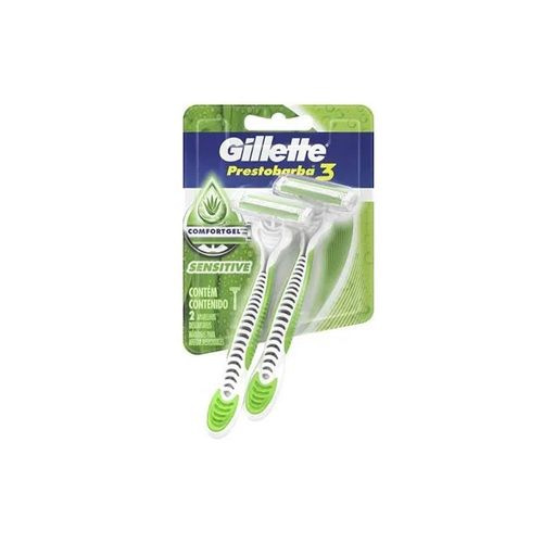 Máquinas Para Afeitar Desechables Prestobarba3 Sensitive 2u