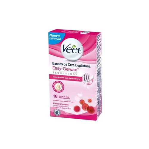 Bandas Depilatorias Corporales Veet 16u