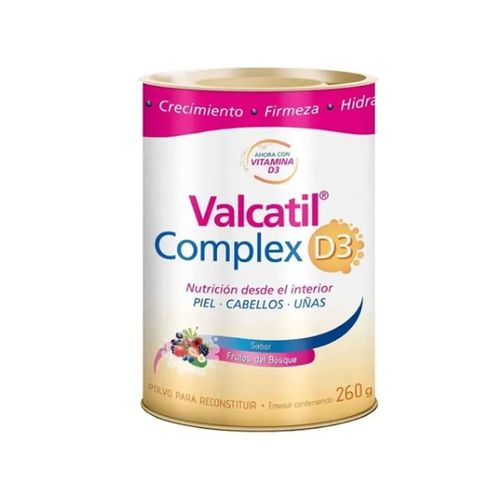 Valcatil Complex D3 Nutrición Cabello En Polvo 260gr