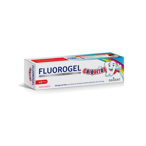 Fluorogel Chiquitos Tutti-Frutti +2 Años 60g