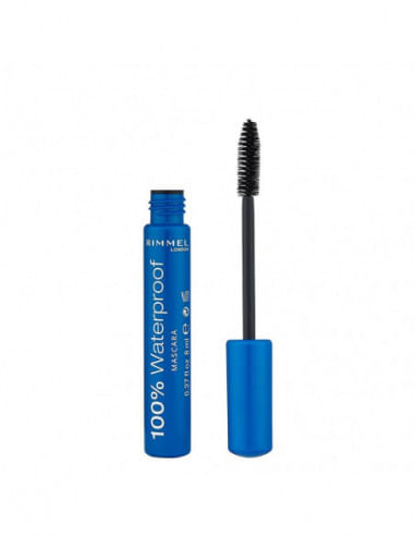 Rimmel 100% WATERPROOF máscara de pestañas