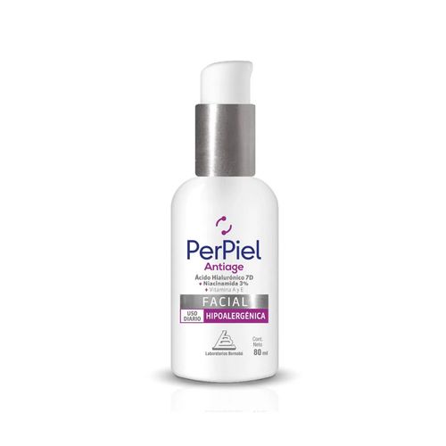 Emulsión Facial Antiage Hipoalergénica Perpiel 80ml