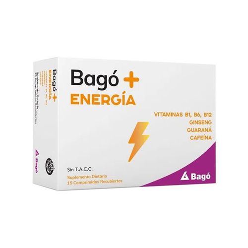 Bago + Energía Suplemento Dietario 15 Comprimidos