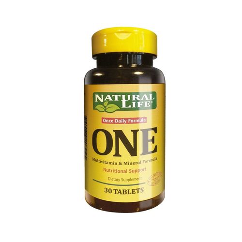 Suplemento Dietario One Vitaminas Y Minerales Natural Life 30 Tabletas