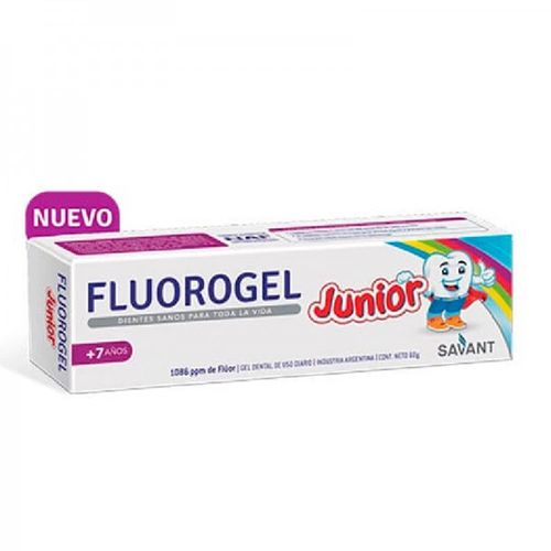 Fluorogel Junior Tutti Frutti +7 Años 60g