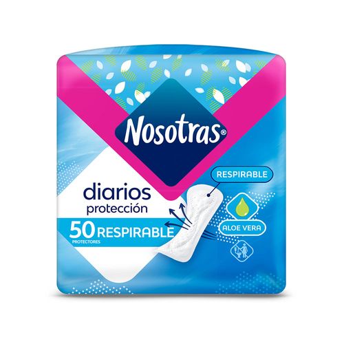 Protectores Diarios Respirables Nosotras 50u