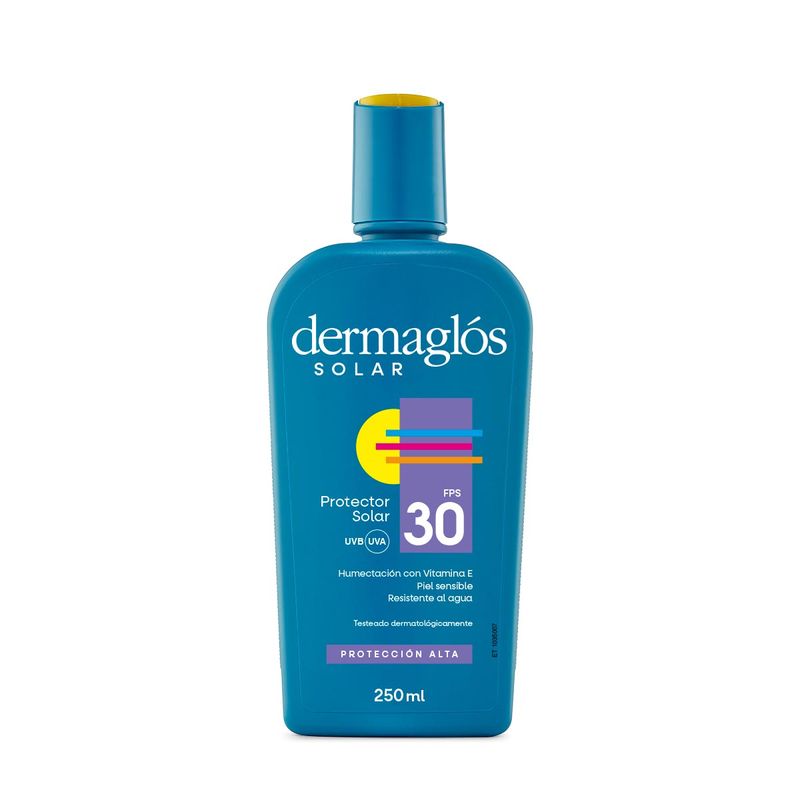 Protector-solar-dermaglos-30-FPS-250ml-proteccion-alta