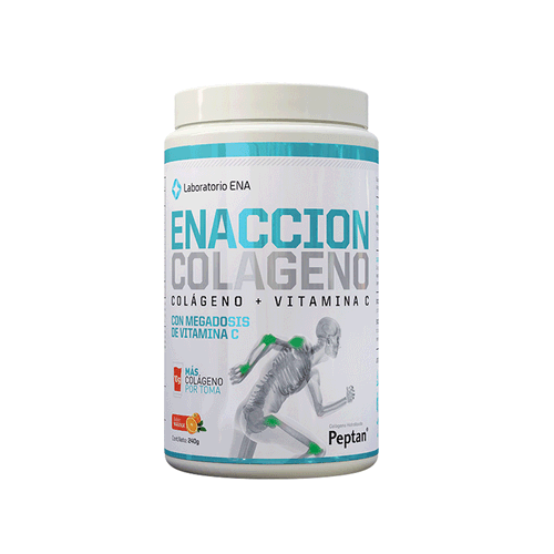 Enaccion Colageno + Vitamina C Sabor Naranja  240gr