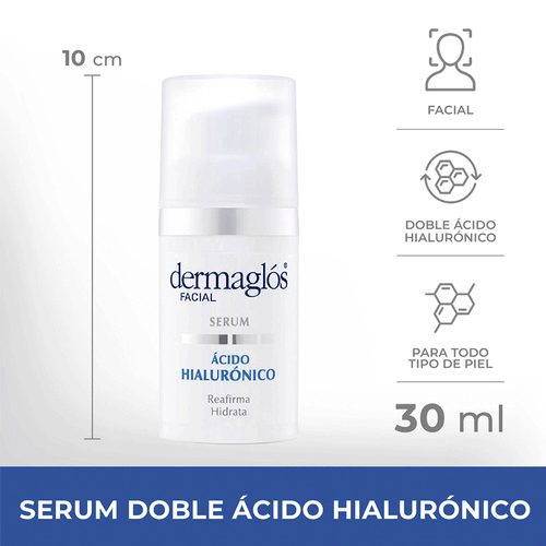 Sérum Doble Ácido Hialurónico Dermaglos x 30ml