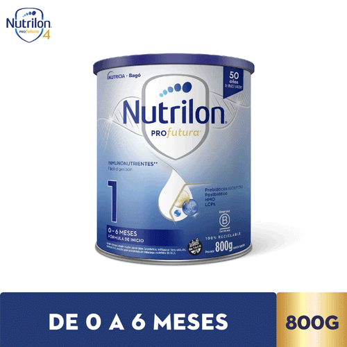 Nutrilon Profutura 1 Fórmula Láctea Para Lactantes En Polvo Lata 800 g