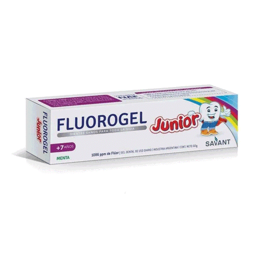 Fluorogel Junior Menta +7 Años 60g