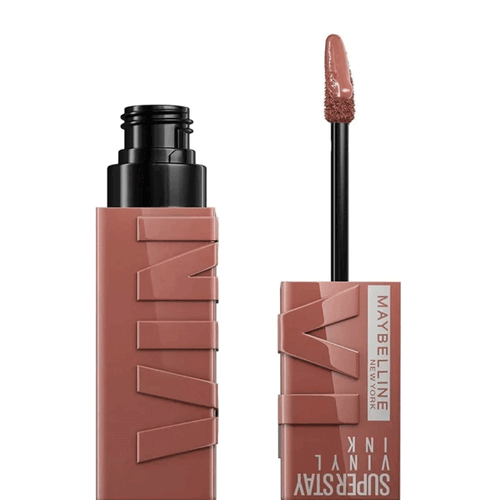 Labial Líquido Brillante Superstay Vinyl Ink Tono 120 Punchy Maybelline 4.2ml