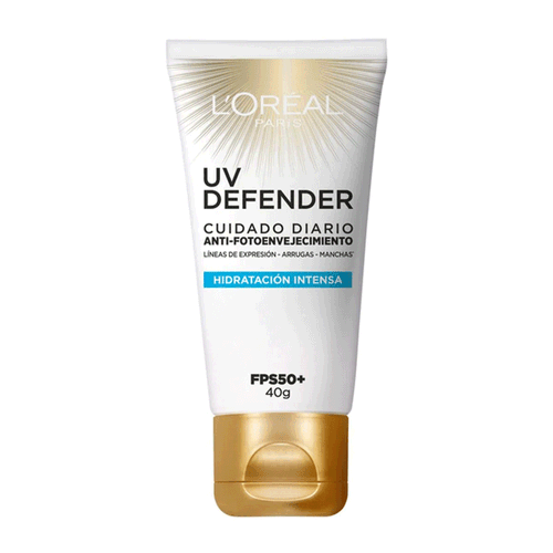Protector Solar UV Defender Hidratación Intensa FPS50+ Loreal 40g