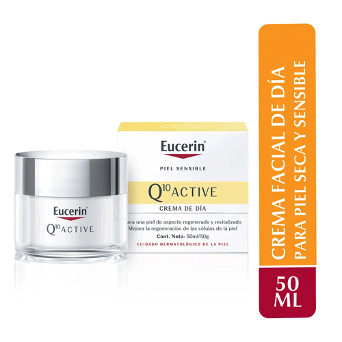 Crema Facial Q10 Active Piel Seca De Día Eucerin 50ml
