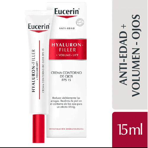 Contorno De Ojos Antiarrugas Hyaluron Filler Volume Lift Eucerin 15ml