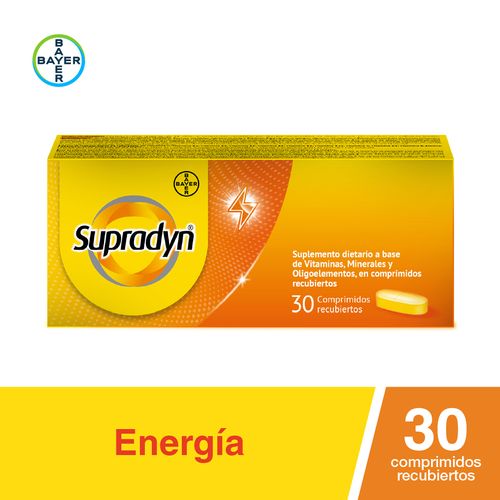 Suplemento Dietario A Base De Vitaminas Y Minerales Supradyn 30 Comprimidos Recubiertos