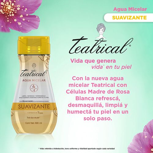 Agua Micelar Suavizante Teatrical 600ml