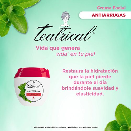 Crema Facial Antiarrugas Teatrical 100g