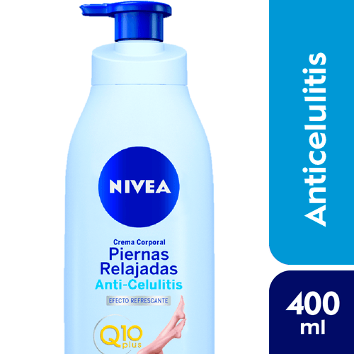 Crema Anticelulitis Q10 Piernas Relajadas Nivea 400ml