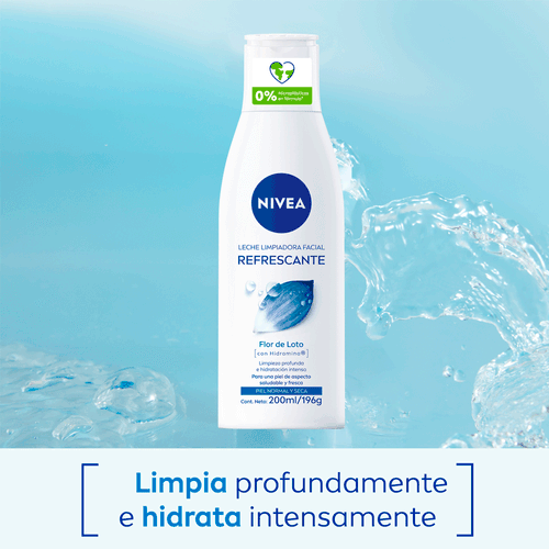 Leche Facial Limpiadora Refrescante Nivea 200ml