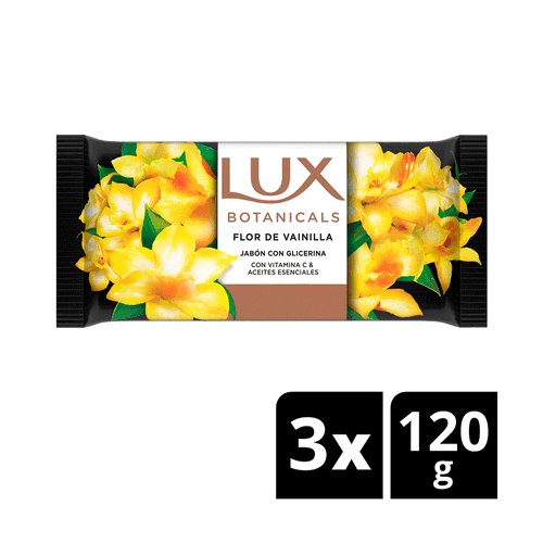 Jabón De Tocador Flor De Vainilla 3 x 120g