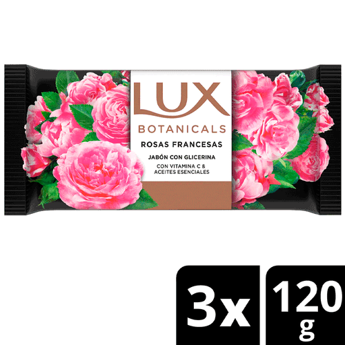 Jabón De Tocador Rosas Francesas 3 x 120g