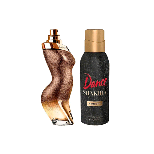 Set Dance Shakira Midnight Eau De Toilette 80ml + Desodorante 150ml
