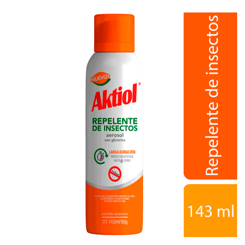 Repelente De Mosquitos En Aerosol Aktiol 143ml