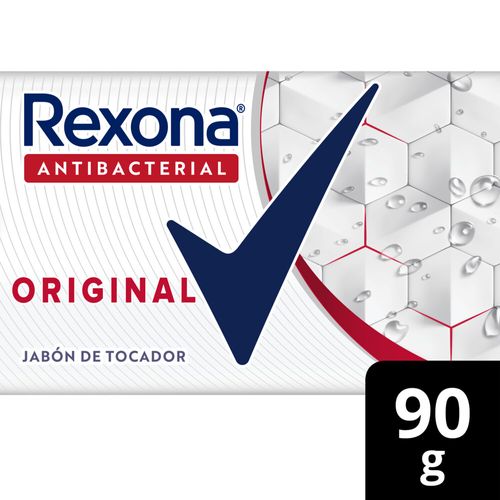 Jabón De Tocador Rexona Antibacterial Original 90g