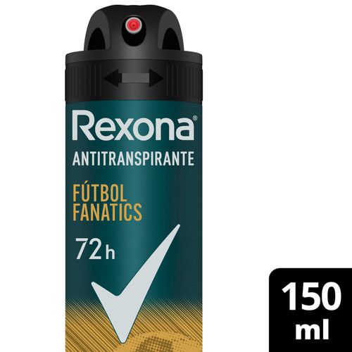Antitranspirante En Aerosol Rexona Men Fútbol Fanatics 150ml