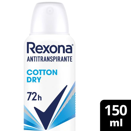 Antitranspirante Femenino Rexona Cotton Dry 150 ml