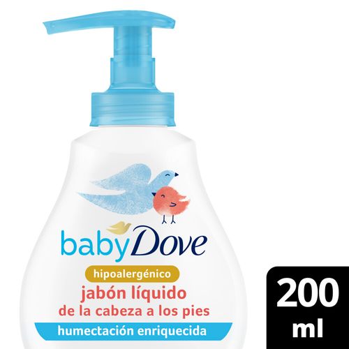 Jabón Líquido Corporal Humectación Enriquecida Dove 200ml