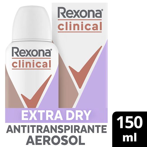 Antitranspirante Femenino Rexona Clinical Extra Dry 150ml
