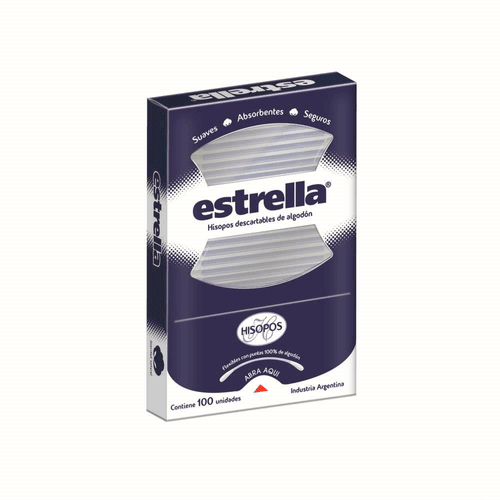 Hisopos Estrella 100u