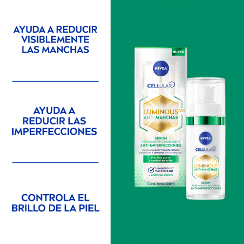 Serum Anti-Manchas Post Acné Luminous 630 Nivea 30ml