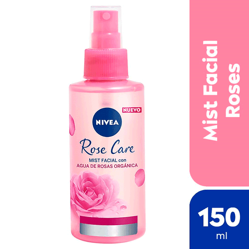 Mist Facial Refrescante Rose Care Nivea 150ml