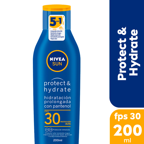 Protector Solar Protect & Hydrate FPS30 Nivea 200ml