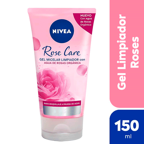 Gel Limpiador Facial Micelar Rose Care Nivea 150ml
