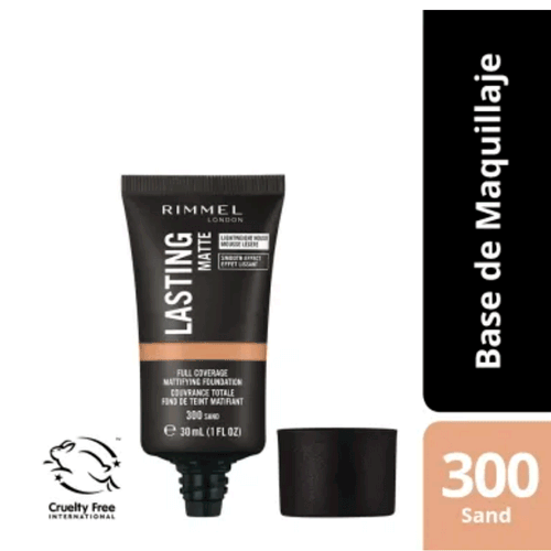 Base De Maquillaje Lasting Matte Foundation 300 Sand