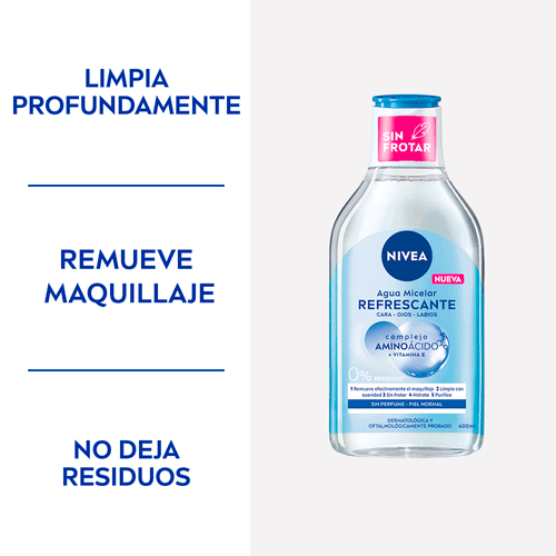 Agua Micelar Refrescante Nivea 400ml